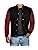 Black & Maroon Varsity Jacket