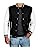 Black - White Sleeve Varsity