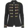 Black Ladies Officer’s Jacket WOOL Jackets Ralph Lauren Braid Jacket