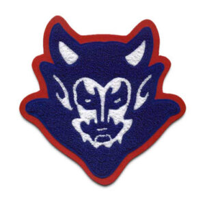 Devil chenille mascot patch