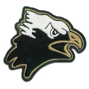 Eagle chenille mascot patch