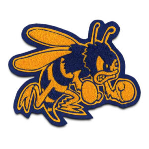 Hornet chenille mascot patch