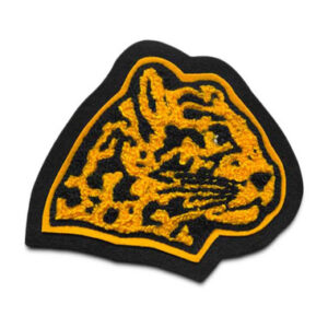 Jaguar chenille mascot patch