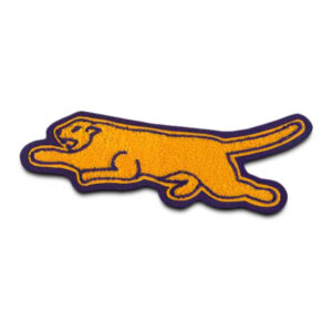 Panther chenille mascot patch