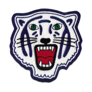 Tiger chenille mascot patch