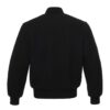 Varsity Jacket Black Wool Body and Sleeves Varsity Jacket